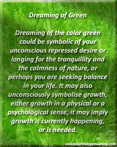 Dreaming Of Green